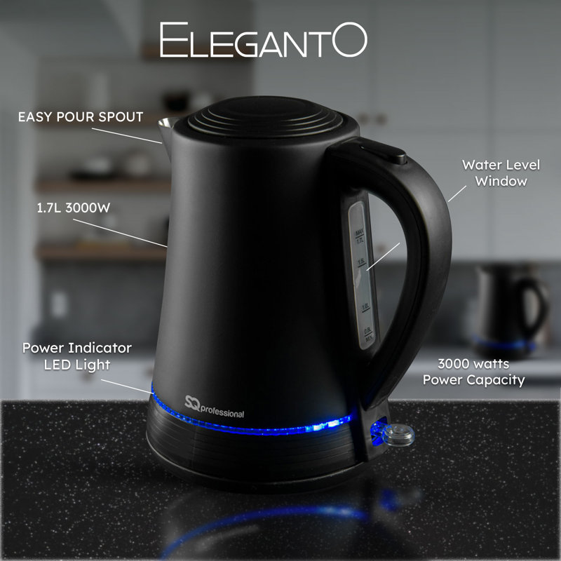 SQProfessionalLtd SQ Professional Eleganto 1.7L Electric Cordless